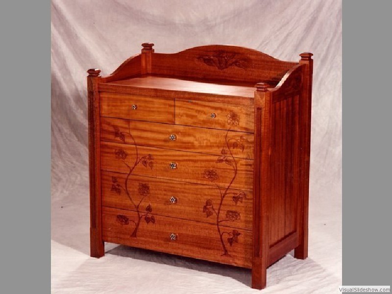 Dining Room Chest of Drawers, African Mahogany; for Becky, my best client ever