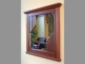 African Mahogany Mirror, Gift to Client